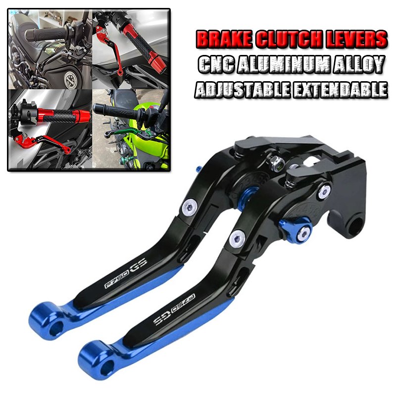 Cnc Aluminum Adjustable Brake Clutch Levers - ชุดคันคลัตช์และคันเบรกแบบปรับได้ พับได้ สำหรับรถมอเตอร์ไซค์ BMW F750GS F