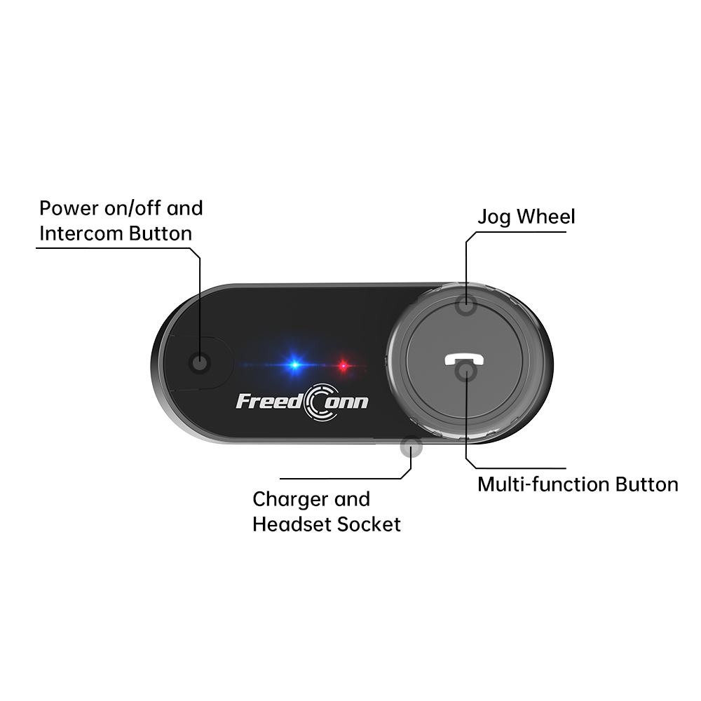 ชุดหูฟังบลูทูธ FreedConn T-COM - Motorcycle Helmets บทวิจารณ์และราคา