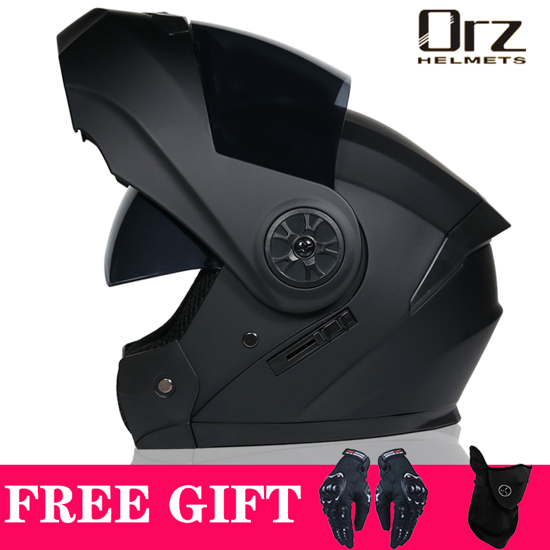 หมวกกันน็อคแบบเปิดคาง DOT รุ่น - Dual Visor Motorcycle Racing Helmet บทวิจารณ์และราคา
