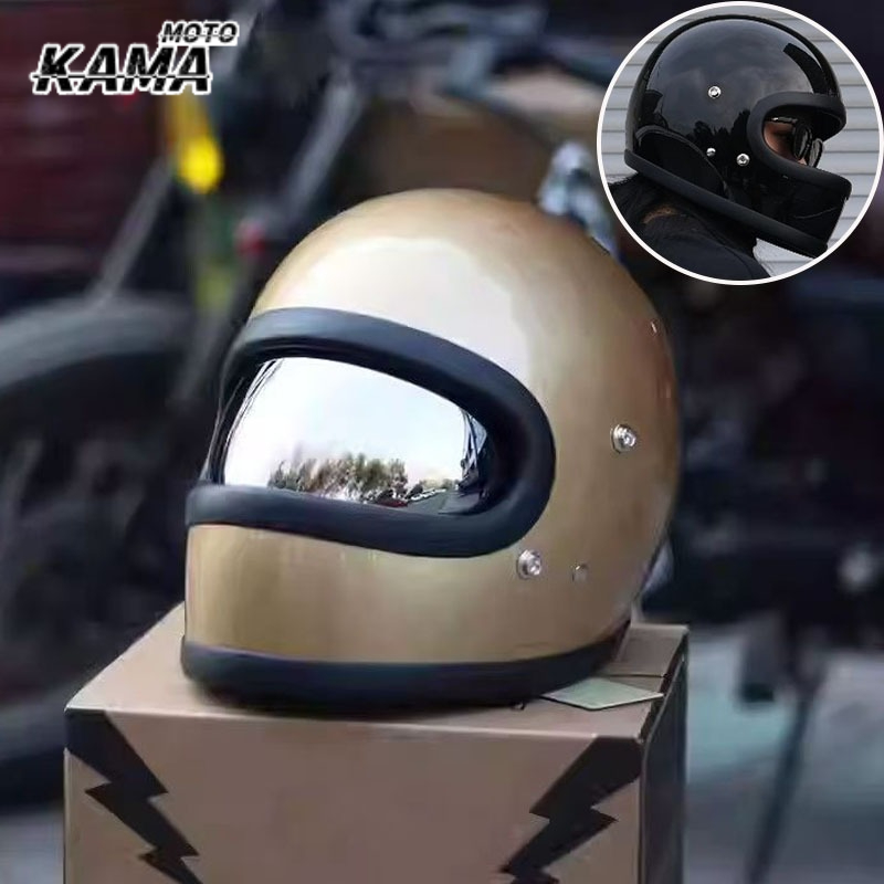 หมวกกันน็อคแบบเปิดหน้าสำหรับมอ - Vintage Open Face Retro Helmet บทวิจารณ์และราคา