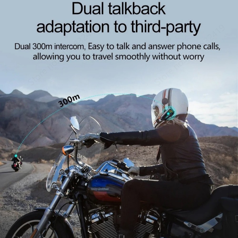 ใหม่ 1 หรือ 2 ชิ้น หูฟังบลูทูธ - Universal Motorcycle Helmet Intercom Headset บทวิจารณ์และราคา
