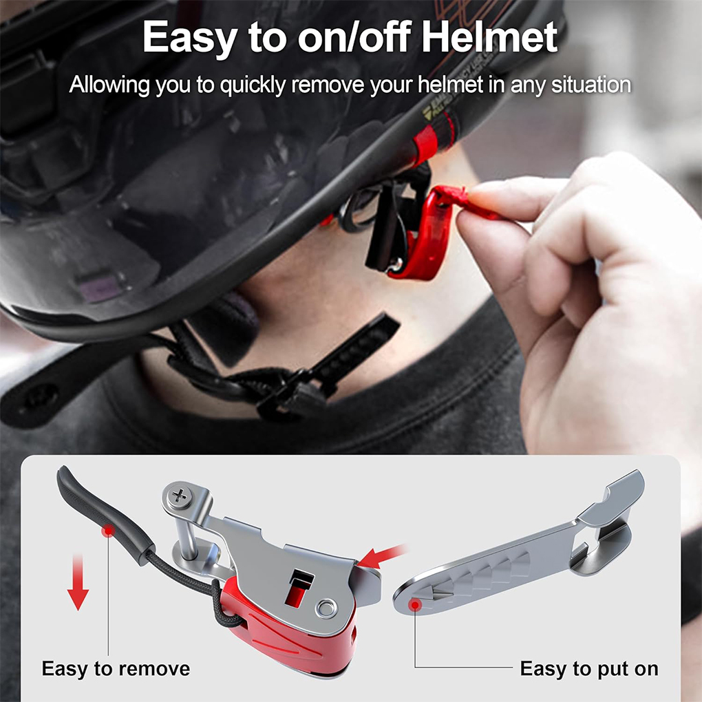 ชุดหัวเข็มขัดปลดเร็วสำหรับหมวก - Quick Release Buckle Motorcycle Helmet บทวิจารณ์และราคา