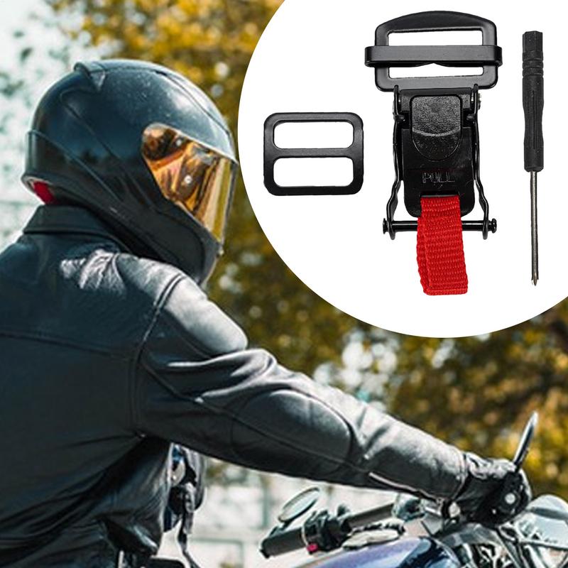 หัวเข็มขัดหมวกกันน็อครถจักรยาน - Quick Release Buckle Motorcycle Helmet บทวิจารณ์และราคา