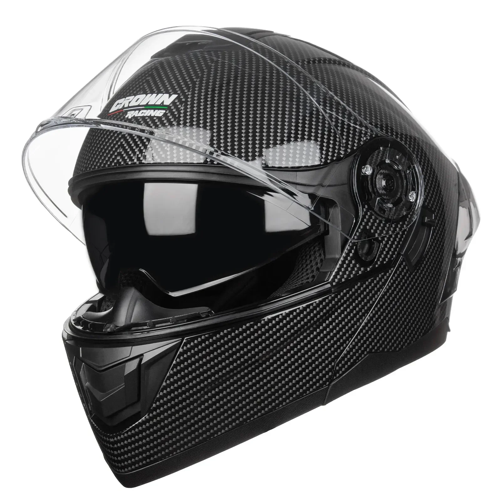 หมวกกันน็อคมอเตอร์ไซค์แบบโมดูล - Dual Visor Motorcycle Racing Helmet บทวิจารณ์และราคา
