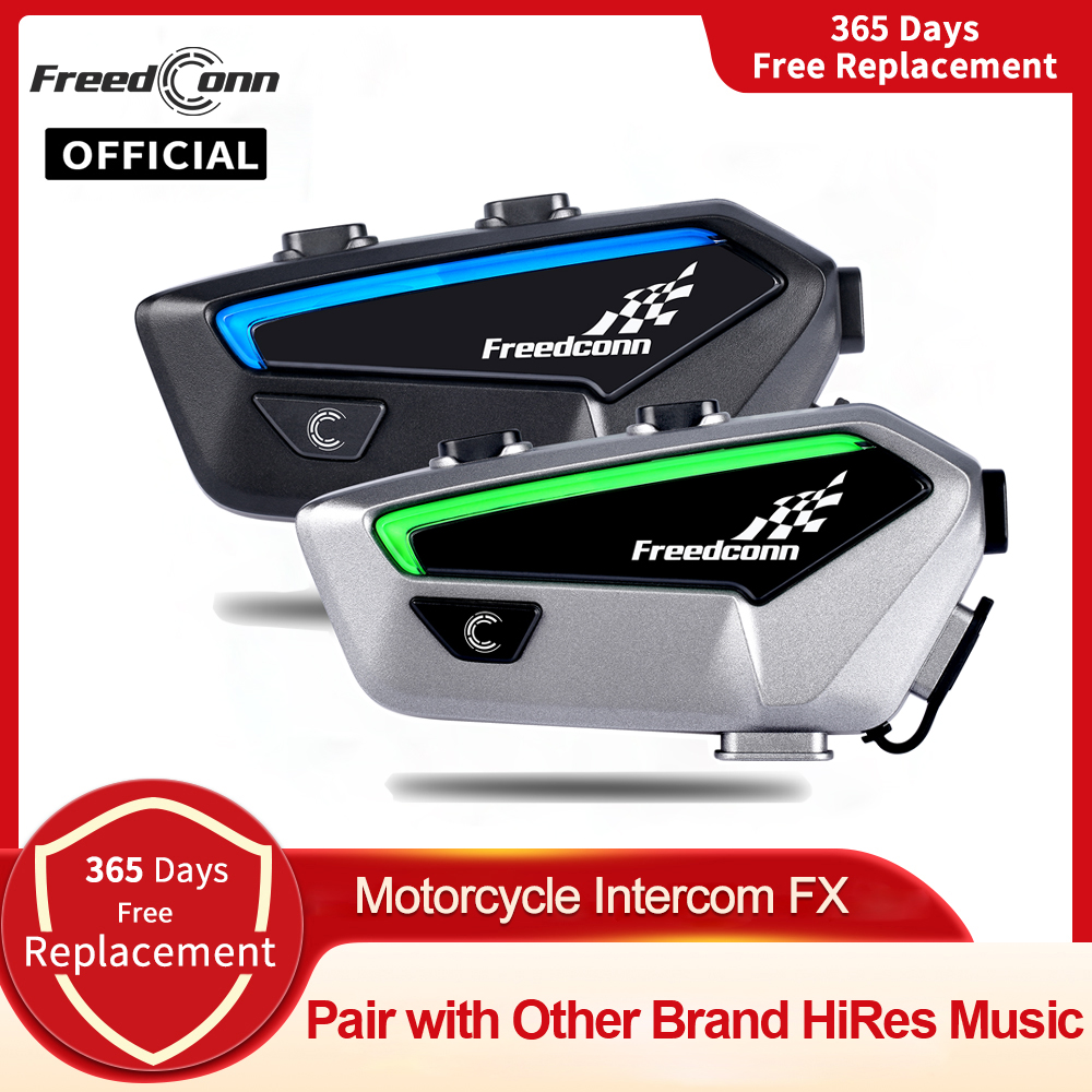 รถจักรยานยนต์อินเตอร์คอมชุดหูฟ - Universal Motorcycle Helmet Intercom Headset บทวิจารณ์และราคา